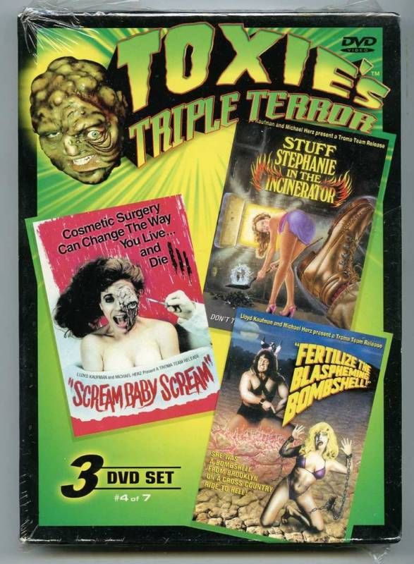 Toxies Triple Terror   Vol. 4   Troma Team Release NEW  