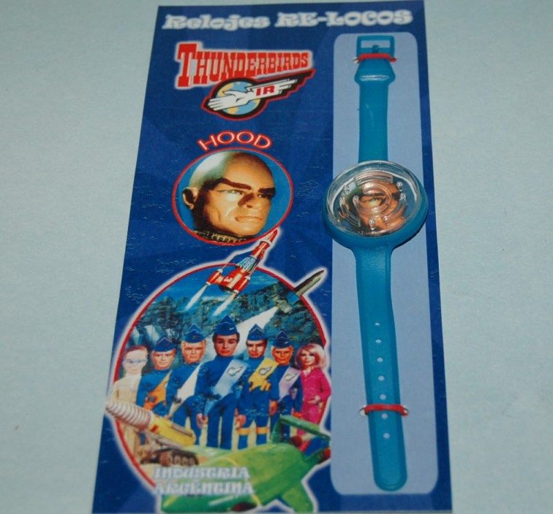 THUNDERBIRDS HOOD GERRY ANDERSON CRAZY CLOCK ARGENTIN  