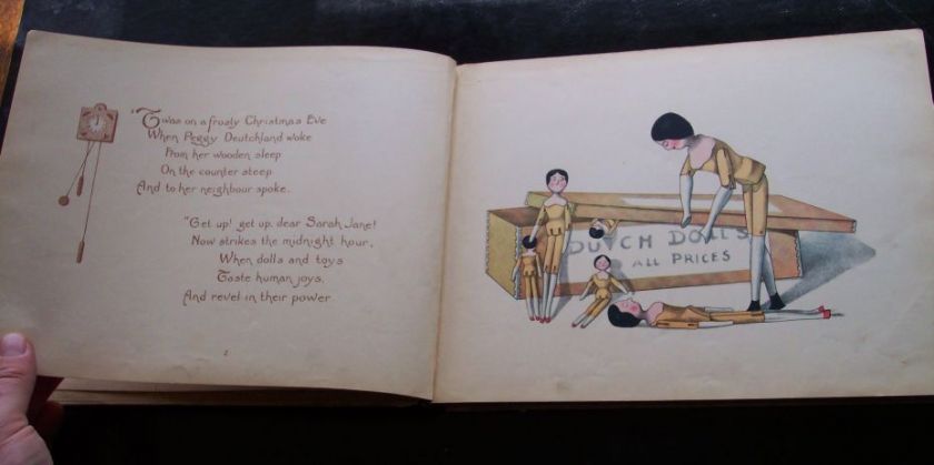 RARE 1895 Adventures Dutch Dolls & Golliwogg 1st Am Ed.  