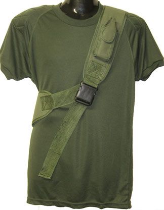 Sling Backpack Messenger Bag Single Strap OD Green 02G  