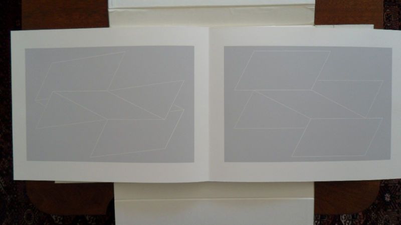 Josef Albers Modern Comtemporary Print Rare Grey  