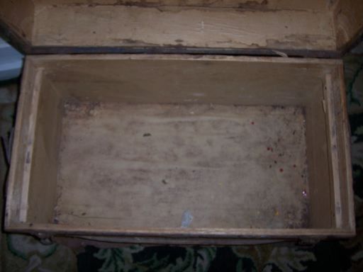 Vintage Stream Trunk Metal Pirate Chest Luggage  