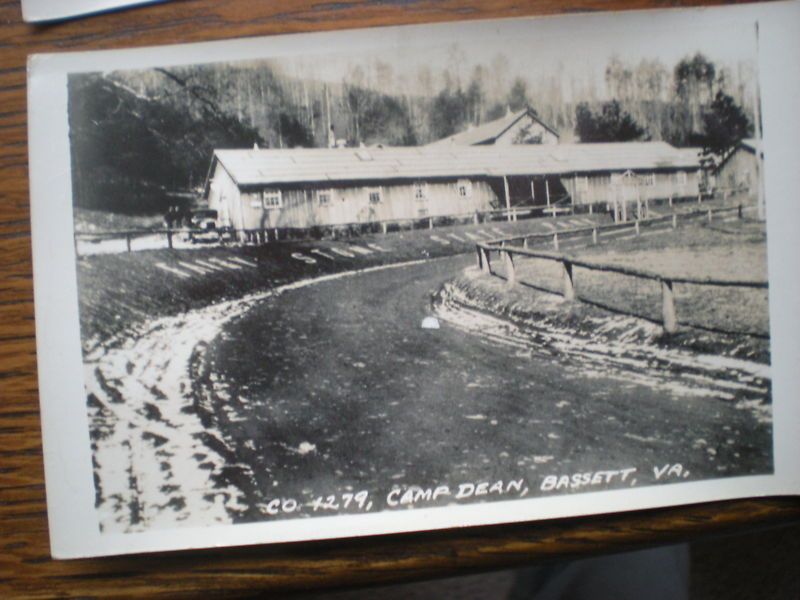 civilian conservation corp CAMP DEAN Bassett Va CCCs  