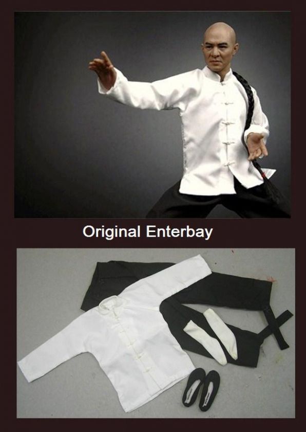 Enterbay JET LI Kung Fu Suit Hot Bruce Lee Samuari  