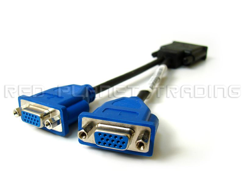 Genuine DELL G9438 DMS 59 to VGA Splitter