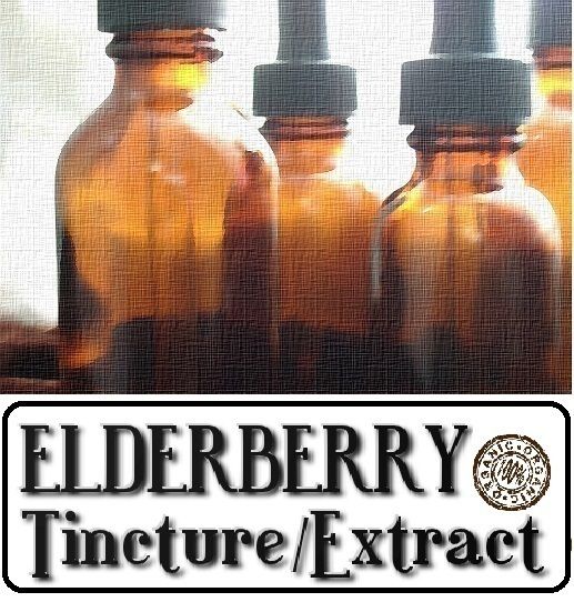 ELDERBERRY Tincture/Extract ~ Immune System ~ 4sizes  