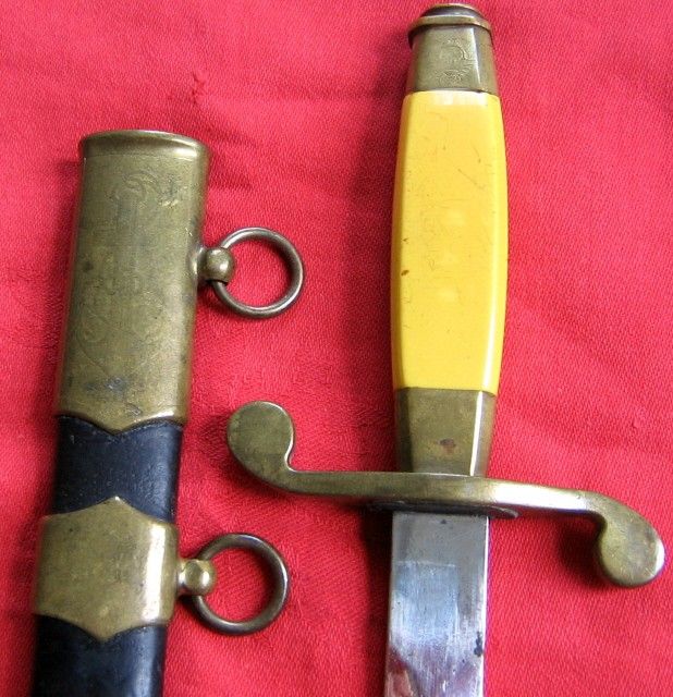 WWII Original Soviet Naval Officer Parade Dress Dagger+FREE Color 