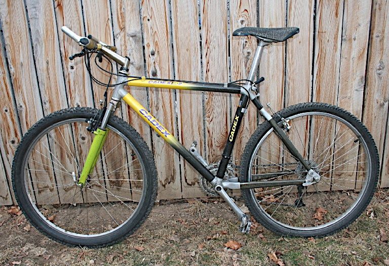 Vintage 1993 Giant Cadex CFM 2 Mountain Bike Rock Shox  