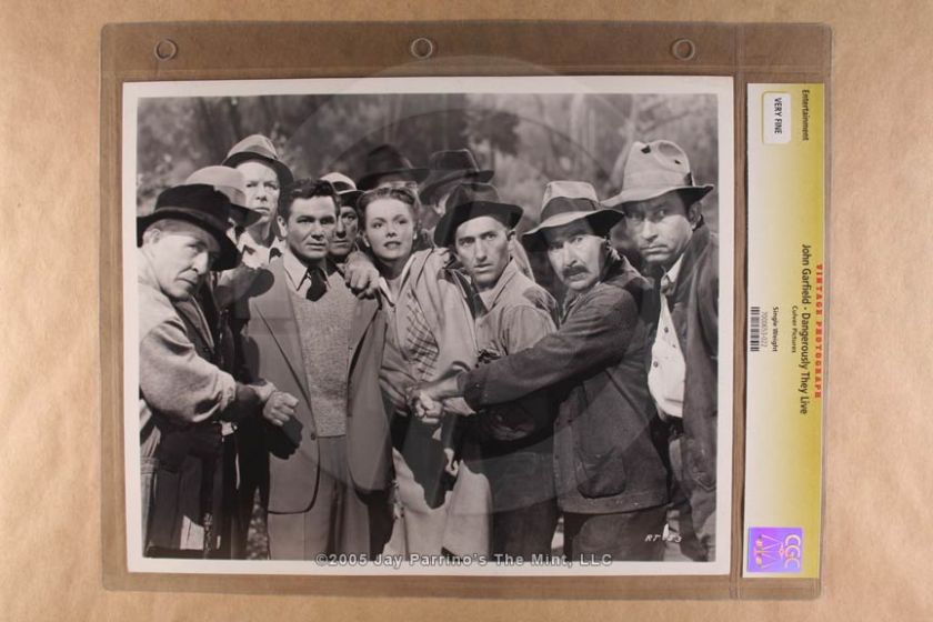 CGC Photo JOHN GARFIELD Dangerously They Live  