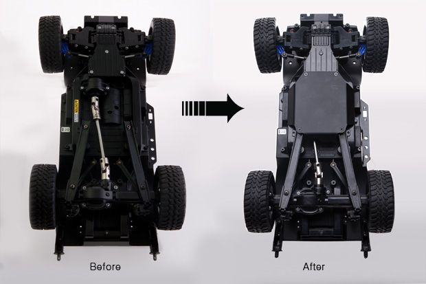 J20022 Chassis Skid Plate for Tamiya CC01 Unimog Bronco  