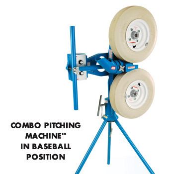 Jugs COMBO Softball Baseball Pitching Machine W/ FREE PRACTICE PLAN 