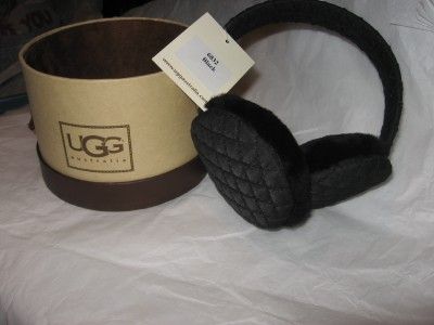 UGG® Australia Earmuffs Shearling/Quilted Black  