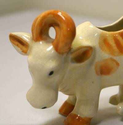 Vintage Made in Japan Porcelain Cow Planter MIJ Udders  