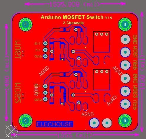   Switch Module   control large current, 100V, Arduino compatable  