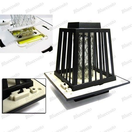 Solar powered Insect Pest Mosquitoes Killer Lantern Lamp Light NEW 