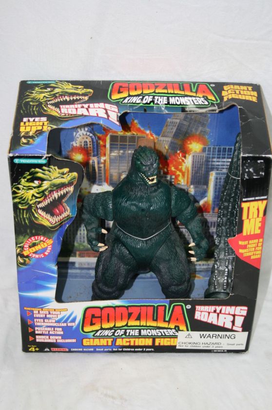 Godzilla King of the Monsters Giant Action Figure w/ Collectible Comic 