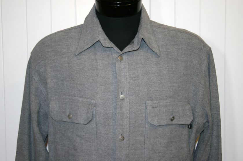 Mens TRUSSARDI Made in Italy L/S DRESS SHIRT HEAVY MATERIAL Size XL 