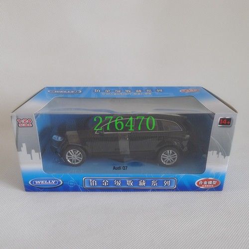 24 Welly Audi Q7 Alloy Diecast Black  