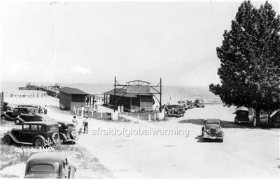 Photo 1943 Oscoda, Michigan View   Automobiles  