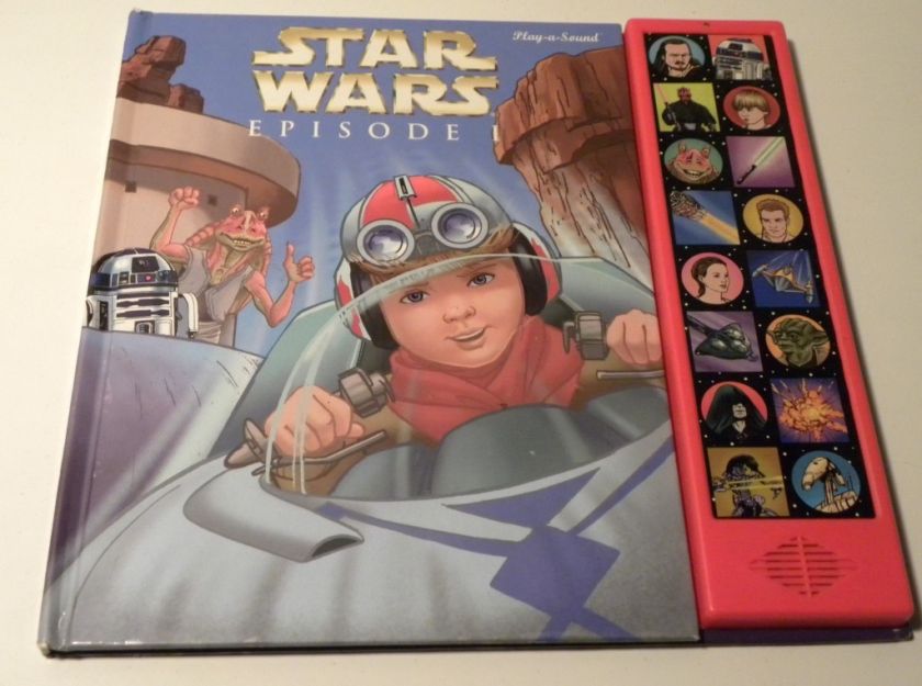 1999 PLAY A SOUND STAR WARS EPISODE 1 HARDCOVER  