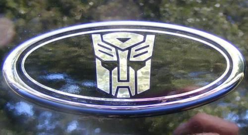 AUTOBOT transformers emblem OVERLAY Mustang 94 04 Decal  