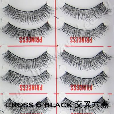 Princess Lee Handmade False Fake Eyelashes 10 Pairs  