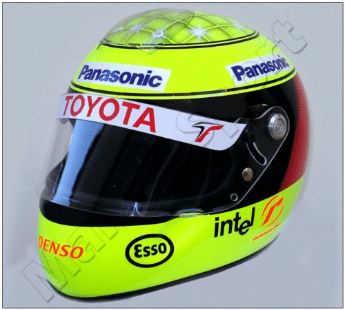 RALF SCHUMACHER 2005 FORMULA 1 REPLICA HELMET SCALE 11  