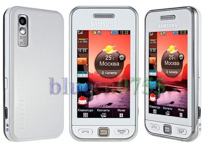 New Samsung S5230 GSM Touch Unlocked Cell Phone WHITE 0041789006227 