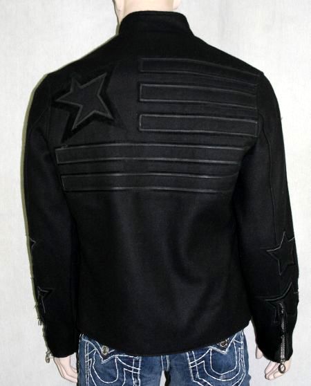 King Baby Studios WOOL Jacket Lamb leather 925 silver  