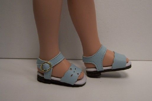 LT BLUE Sandals Shoes For 14 Betsy McCall Dolls♥  