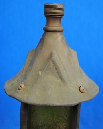 Antique 1920s Industrial Hanging Lamp Arts Crafts Bungalow  