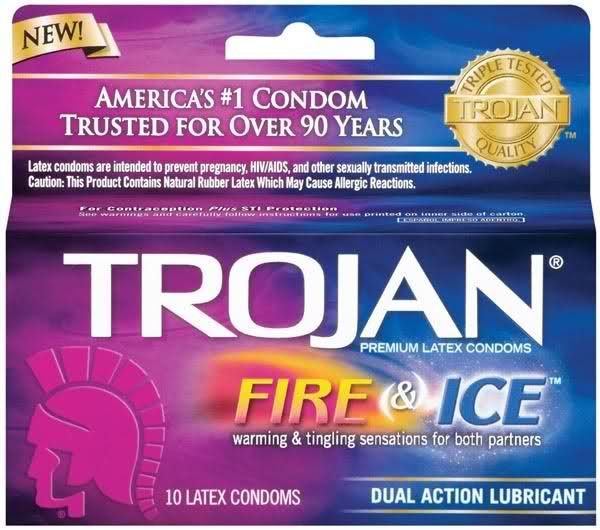 10 Trojan Fire and Ice Condoms   Fast &   