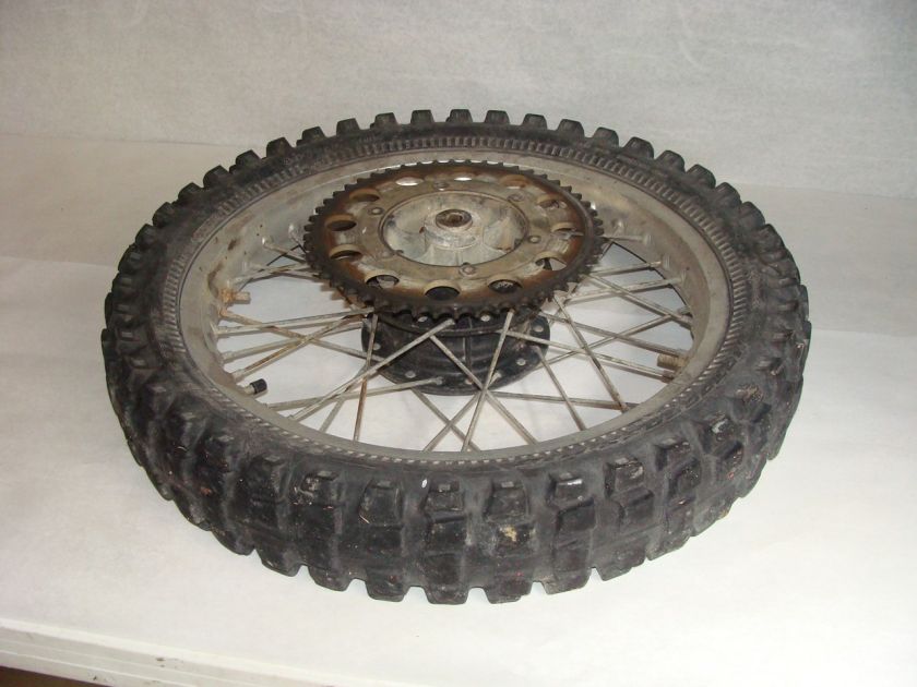 1979 Suzuki RM125 Rear Back Wheel   Image 03