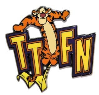 Disney Text Message   TTFN (Tigger)  