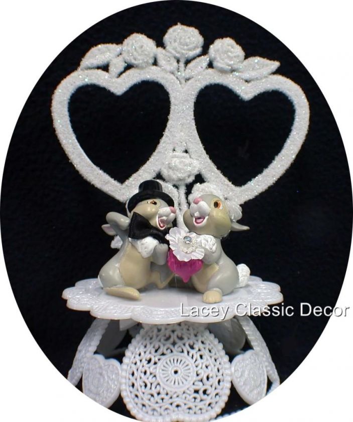 THUMPER Bunny Rabbit Wedding Cake Topper Disney Bambi  