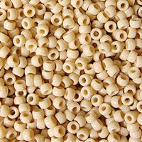 Light Tan 9x6mm 500pc Pony Beads hair rave kandi kandy  