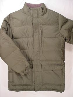 LL BEAN Goose Down Midweight Jacket (Mens Medium)  