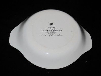 Spode STAFFORD FLOWERS Iris & Sphaerolobium Egg Dish  