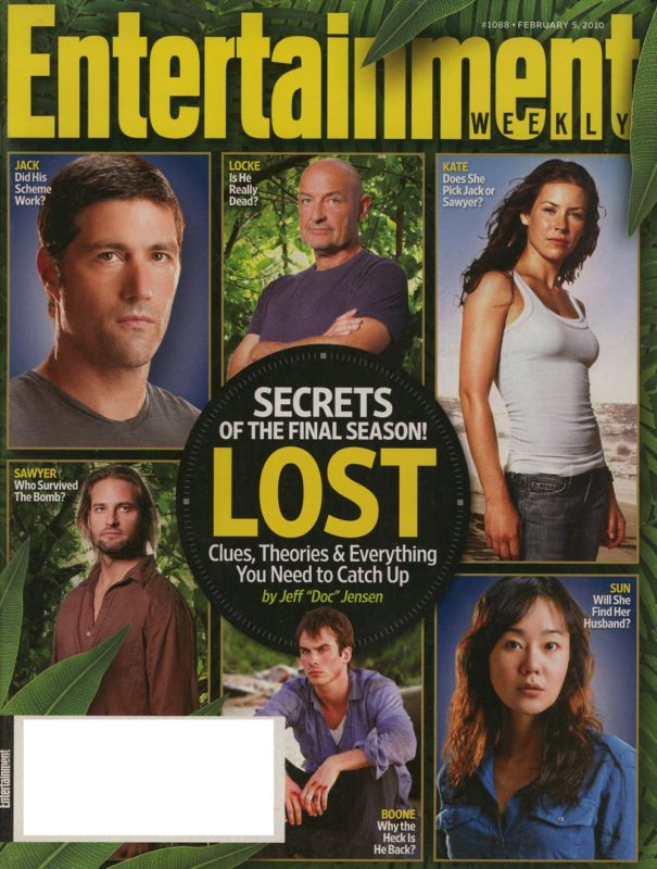 EW Matthew Fox, Ian Somerhalder, Terry OQuinn, Lost  