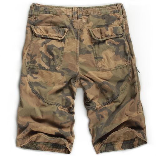 NEW MATCH Mens Stylish Pocket Casual Cargo Shorts camouflage CAMO Size 