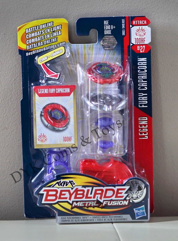 BEYBLADE METAL FUSION TOP LEGEND FURY CAPRICORN ATTACK  