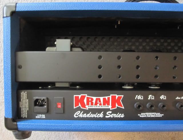   Chadwick Series Head 2 Channel Blue with Black Grill and Footswitch