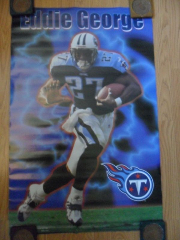 NFL Football Poster Eddie George Tennessee Titans  