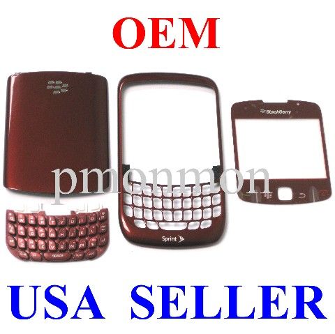 Sprint OEM Blackberry Curve 8530 Housing Door Lens Red  