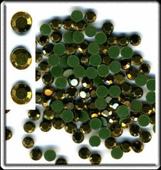 720 Rhinestones 16ss 4mm GOLD HEMATITE HotFix 5 Gr  