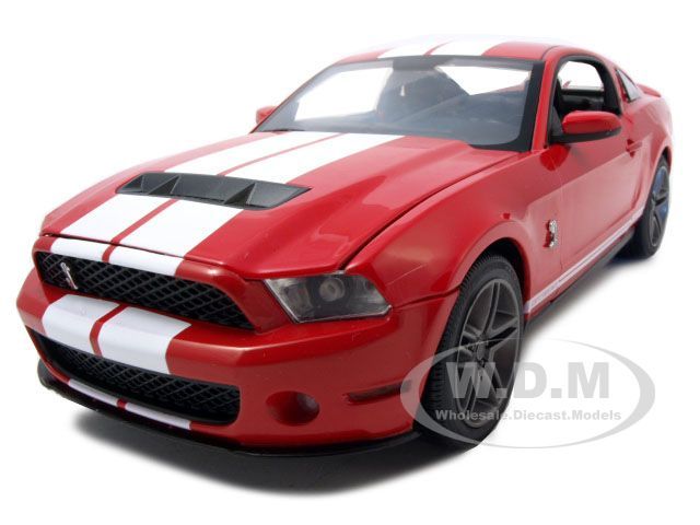   18 scale diecast car model of 2010 ford shelby mustang gt500 torch red