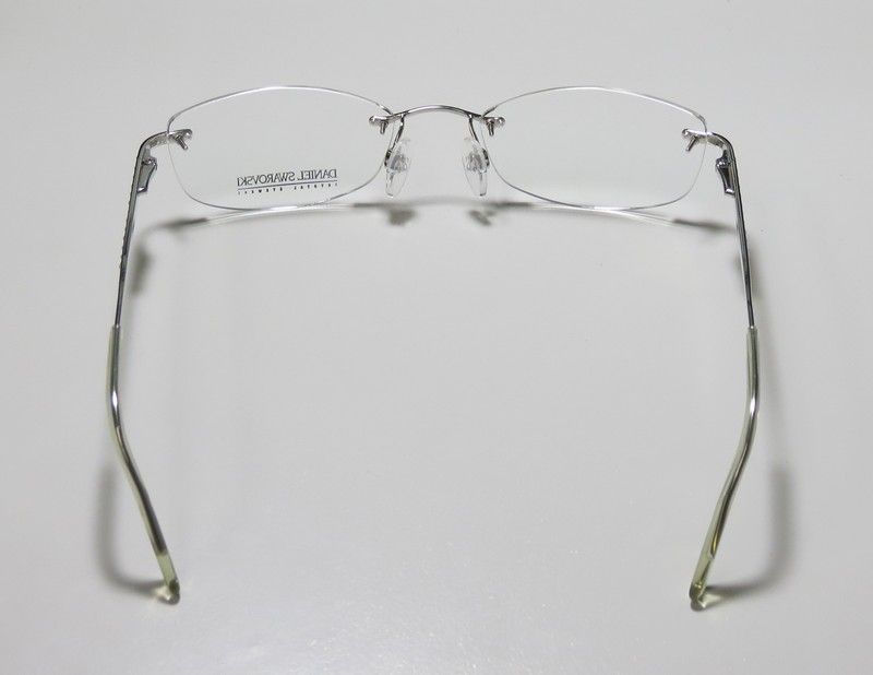 NEW DANIEL SWAROVSKI S202 52 19 130 SILVER EYEGLASS/GLASSES/FRAME 