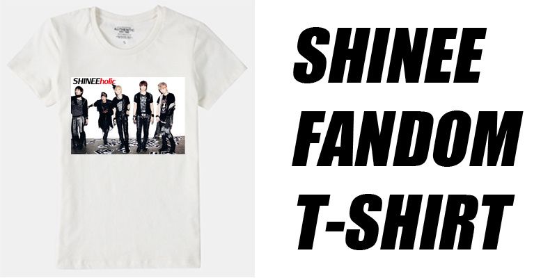 POP SHINEE FANDOM T SHIRT SHINEE Assorted size High quality Tshirt 