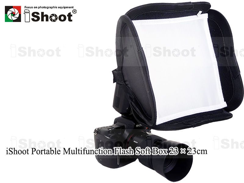23x23cm flash diffuser speedlight softbox for F42AM F36AM Minolta 