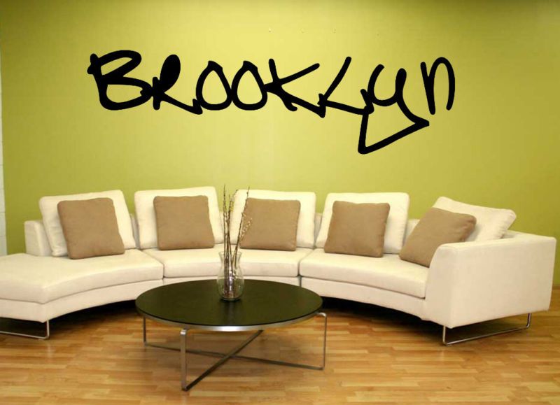 Brooklyn Graffiti NYC New York Wall Vinyl Sticker Decal  